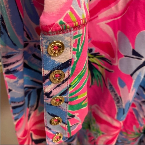 Lilly Pulitzer Kaisley Dual Neck Long Sleeve Dress (2) - Picture 7 of 9